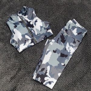 EPS Camouflage Workout Yoga Set